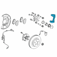 OEM 2015 Scion tC Caliper Support Diagram - 47722-42091