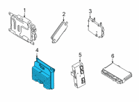 OEM 2020 BMW 840i ECU FOR POWER CONTROL UNIT P Diagram - 61-42-5-A05-A03