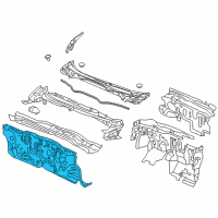 OEM 2020 Honda Civic Dashboard (Lower) Diagram - 61500-TGG-A00ZZ