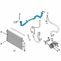 OEM 2016 Ford Edge Tube Assembly Diagram - F2GZ-19A834-AA