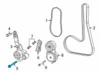 OEM Jeep Wagoneer Bolt-HEXAGON Head Diagram - 6511686AA