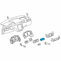 OEM 2014 Chevrolet Silverado 2500 HD Switch Asm-Accessory Diagram - 15907023