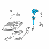 OEM Cadillac CT5 Ignition Coil Diagram - 55511558