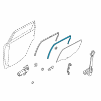 OEM 2009 Ford Focus Run Channel Diagram - 8S4Z-5421596-B