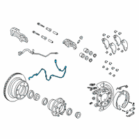 OEM 2020 Ram 2500 Sensor-Wheel Speed Diagram - 68457706AC