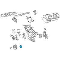 OEM Lexus ES350 Seal, Type T Oil Diagram - 90311-A0027