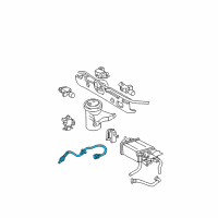 OEM 2004 Toyota Avalon Oxygen Sensor Diagram - 89465-07040