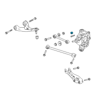 OEM Acura TL Nut, Castle (14MM) Diagram - 90365-TA0-A00