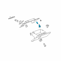 OEM Chevrolet Silverado 2500 HD Compartment Lamp Diagram - 12450028