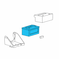 OEM 2010 Ford Crown Victoria Battery Diagram - BXT-65-750