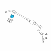 OEM 2014 BMW X5 Sway Bar Bushing Diagram - 37216771939