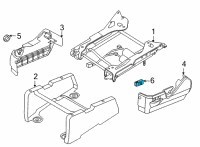 OEM 1992 Ford Taurus Seat Switch Diagram - F65Z-14A701-AA