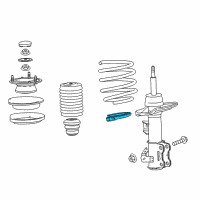 OEM Cadillac ATS Lower Insulator Diagram - 22784558