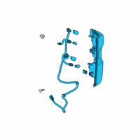 OEM 2019 Chevrolet Silverado 1500 Tail Lamp Diagram - 84752978