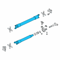 OEM 2019 Ford Expedition Drive Shaft Diagram - JL1Z-4R602-K