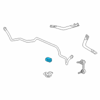 OEM Acura CL Bush, Stabilizer Holder Diagram - 51306-S87-A01