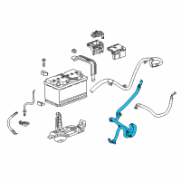 OEM Buick Regal Sportback Positive Cable Diagram - 39122930