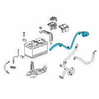 OEM 2020 Buick Regal Sportback Positive Cable Diagram - 39195251