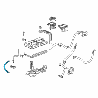 OEM 2020 Buick Regal Sportback Negative Cable Diagram - 39195246