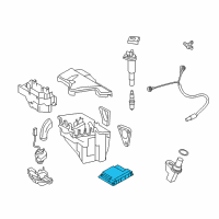 OEM BMW 528i Engine Control Module Diagram - 12-14-7-587-165