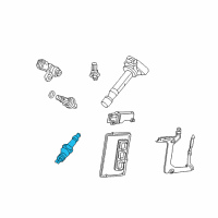 OEM Acura RDX Spark Plug (Ilzkr7B11) (Ngk) Diagram - 12290-R70-A01