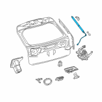 OEM 2022 Lexus RX450h Unit Assembly, Power Bac Diagram - 68910-0E080