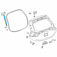 OEM 2020 Chevrolet Bolt EV Lift Cylinder Diagram - 95429722