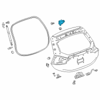 OEM 2017 Chevrolet Bolt EV Hinge Diagram - 42569325