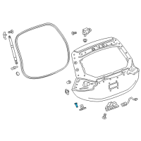 OEM 2022 Chevrolet Trailblazer Striker Screw Diagram - 11571162