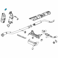 OEM Buick Catalytic Converter Seal Diagram - 55569496