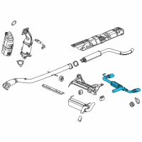 OEM Buick Cascada Tailpipe Diagram - 13423332