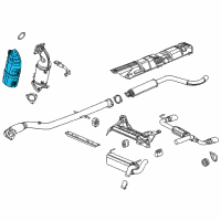 OEM 2017 Buick Cascada Heat Shield Diagram - 55569498