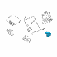 OEM 2016 Nissan Murano Sensor-Air Bag Front Center Diagram - 98581-3TA5A