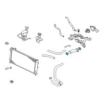 OEM 1996 Dodge Avenger O Ring-Water Pipe Diagram - MD147332