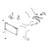 OEM 2001 Chrysler Sebring Sensor-COOLANT Temperature Diagram - MD177572