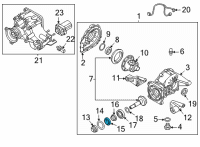 OEM Hyundai Tucson Bearing-PINION, OTR Diagram - 53048-4G100