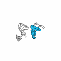 OEM 2003 Honda Civic Converter Diagram - 18160-PLM-A00