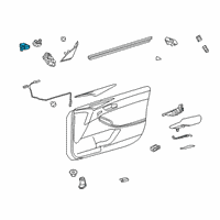 OEM 2020 Toyota Avalon Memory Switch Diagram - 84927-41010