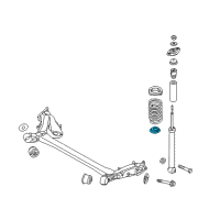 OEM 2016 Kia Soul Pad-Rear Spring, Lower Diagram - 55332E4000