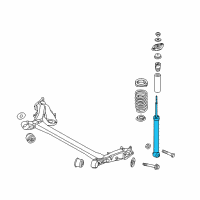 OEM 2019 Kia Soul EV Rear Shock Absorber Assembly Diagram - 55310E4070