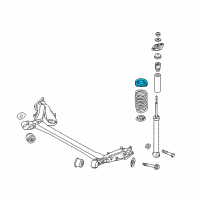OEM 2016 Kia Soul EV Pad-Rear Spring, Upper Diagram - 55331E4000