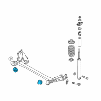 OEM 2019 Kia Soul EV Bush-Trail Arm Diagram - 55160E4000