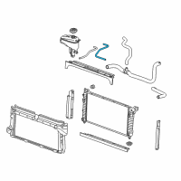 OEM Chevrolet Inlet Hose Diagram - 84405475