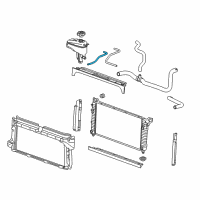 OEM 2020 Cadillac Escalade ESV By-Pass Hose Diagram - 23206776