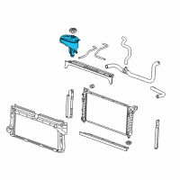 OEM 2017 GMC Sierra 1500 Reservoir Diagram - 84368362