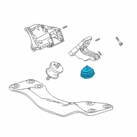 OEM 1989 BMW 750iL Rubber Mounting Diagram - 22-11-6-750-820