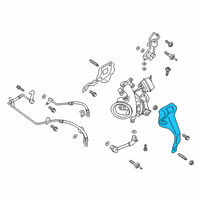 OEM 2022 Ford Bronco Sport Heat Shield Diagram - JA6Z-6K733-B