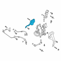 OEM Ford Turbocharger Gasket Diagram - JA6Z-9450-A