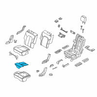 OEM Lincoln Navigator Seat Cushion Heater Diagram - JL7Z-14D696-B