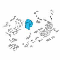 OEM 2018 Lincoln Navigator Seat Back Heater Diagram - JL7Z-14D696-A